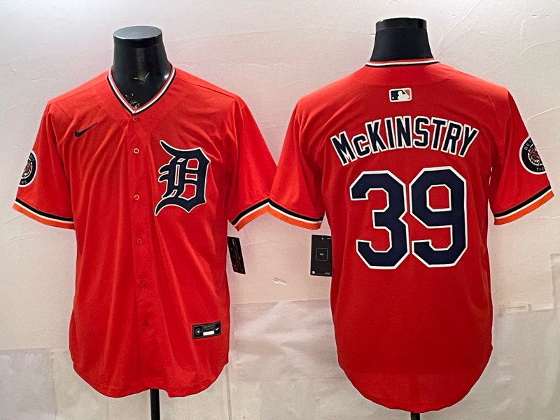 Men Detroit Tigers #39 McKinstry orange Nike 2026 MLB Jersey 0410002->detroit tigers->MLB Jersey